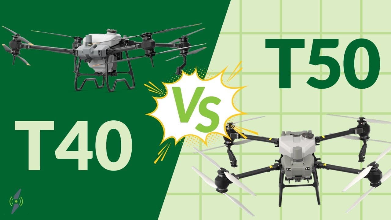 Agras T40 vs. T50: Comprehensive Spray Drone Comparison