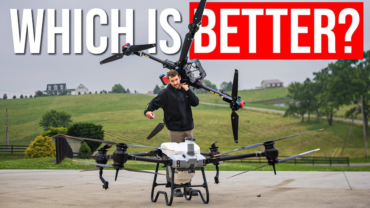 Ultimate Ag Drone Showdown: XAG P100 vs DJI T40(And Crash Analysis)