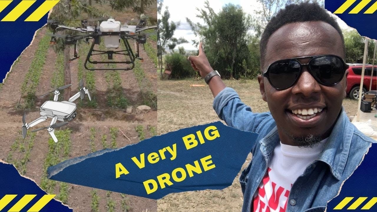 Flying the DJI AGRAS T30 for Agriculture in Kenya