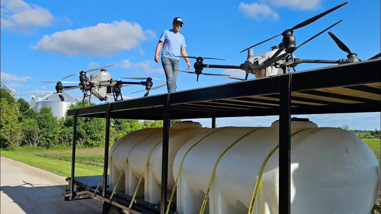 Spray Drones: Can Giant Drones Effectively Spray Entire Crops?